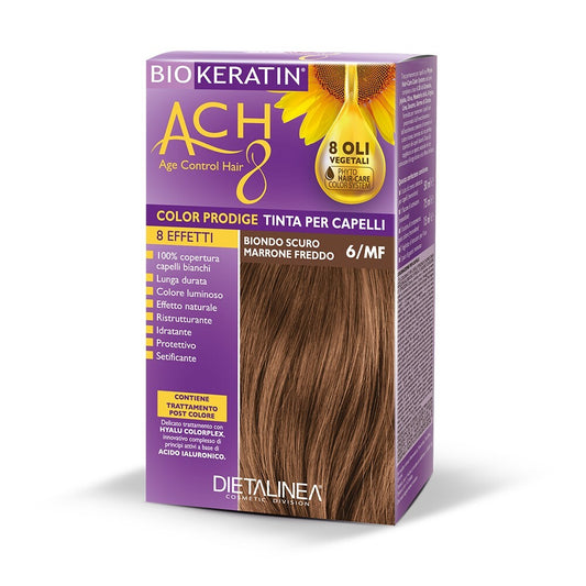 Hair Dye 6/MF Dark Blonde Cool Brown